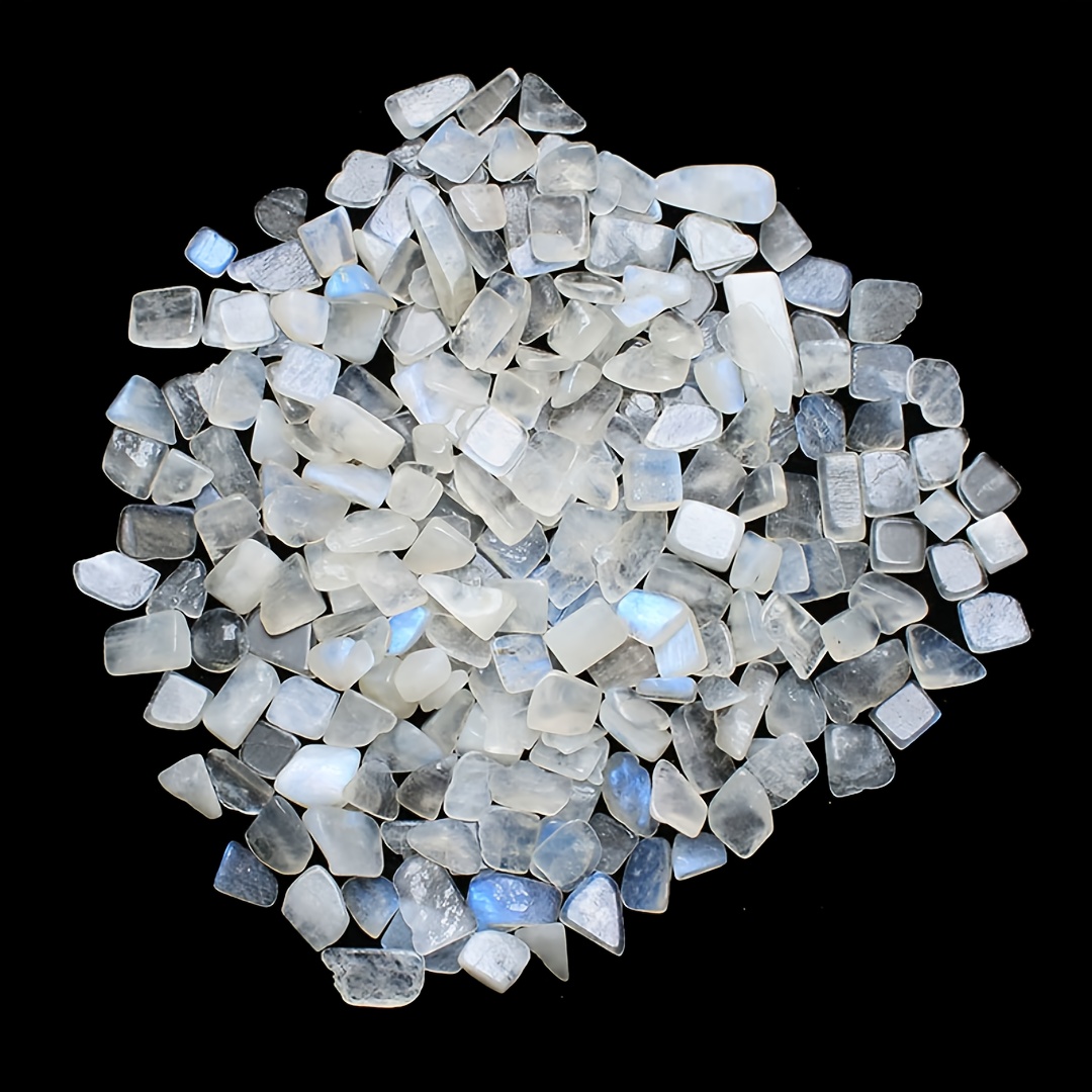 Fish Tank Gravel - Natural white moonstone quartz powder,semi-crystalline quartz,beautiful