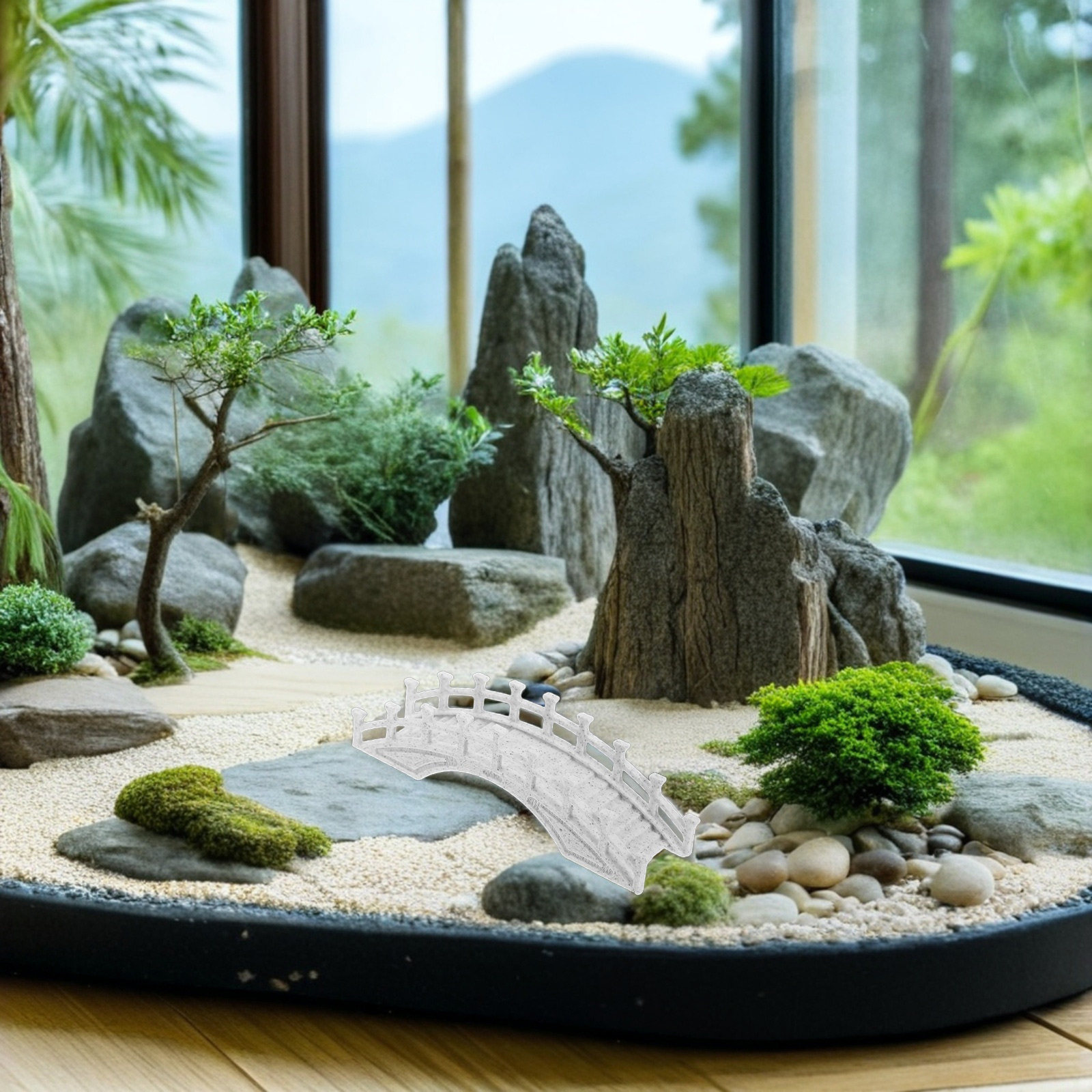 Miniature Arch Bridge Garden D - Aquarium Decor 评论和价格