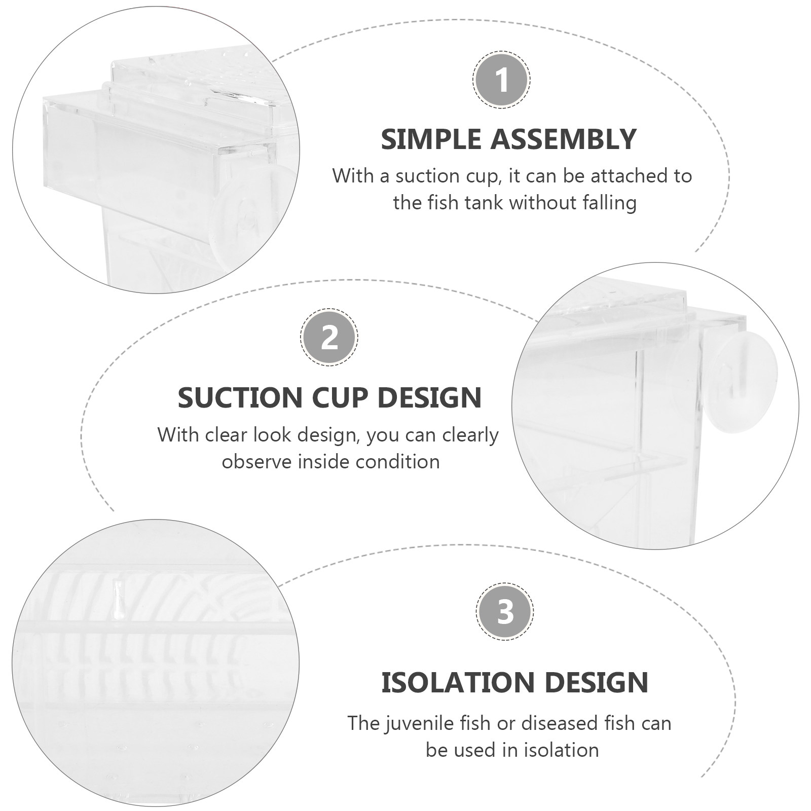 1Pcs Aquarium Isolation Box Fi - Aquarium Fish Tank 评论和价格