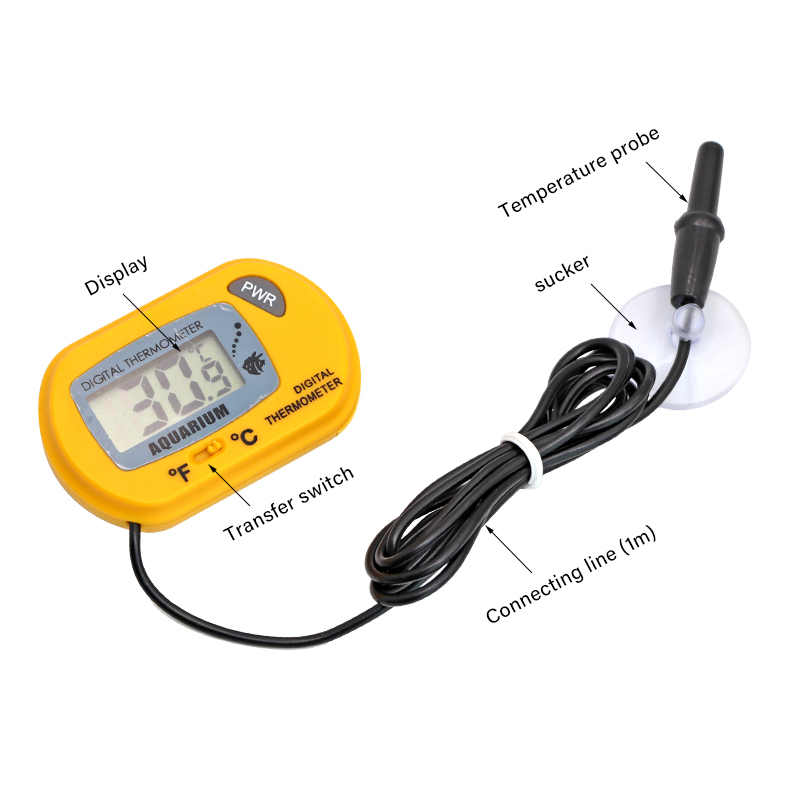 Fish Tank Thermometer LCD Digi - Fish Tank Heater 评论和价格