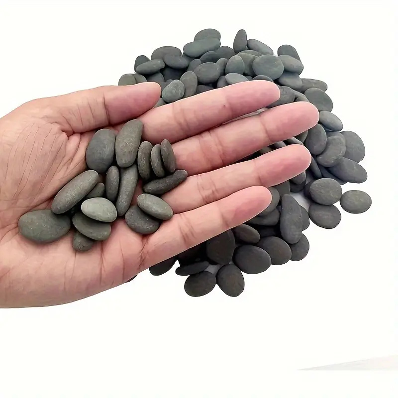20Pcs Natural River Rocks Smoo - Fish Tank Gravel 评论和价格