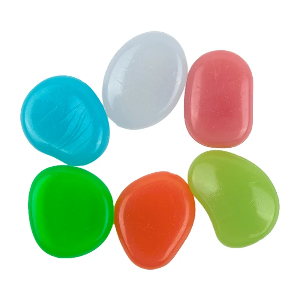 50PCS/Set Glow In The Dark Peb - Fish Aquarium Home 评论和价格