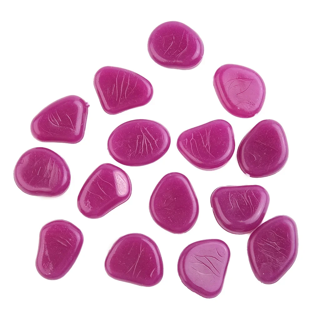 50PCS/Set Glow In The Dark Peb - Fish Aquarium Home 评论和价格