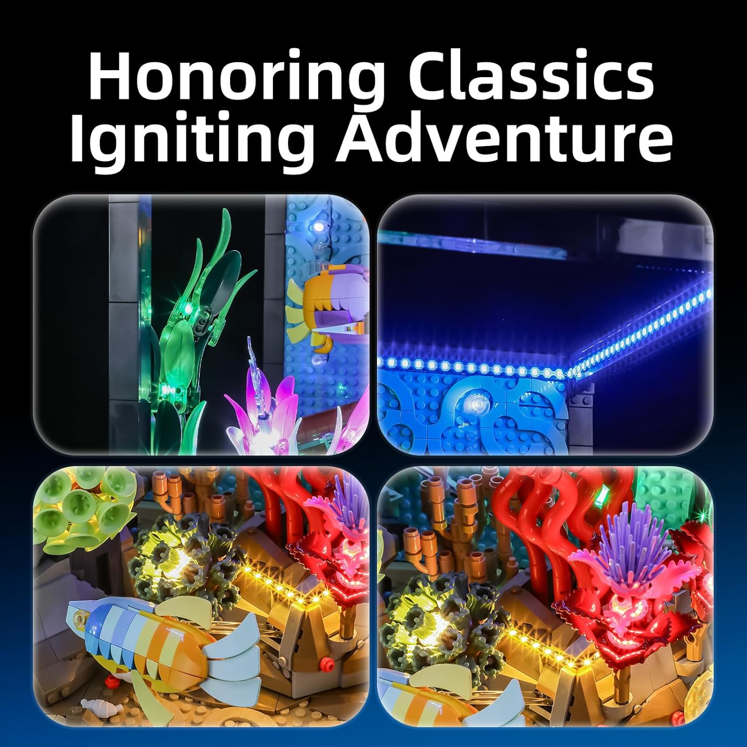 Hprosper LED Light for lego 10 - Aquarium Light 评论和价格