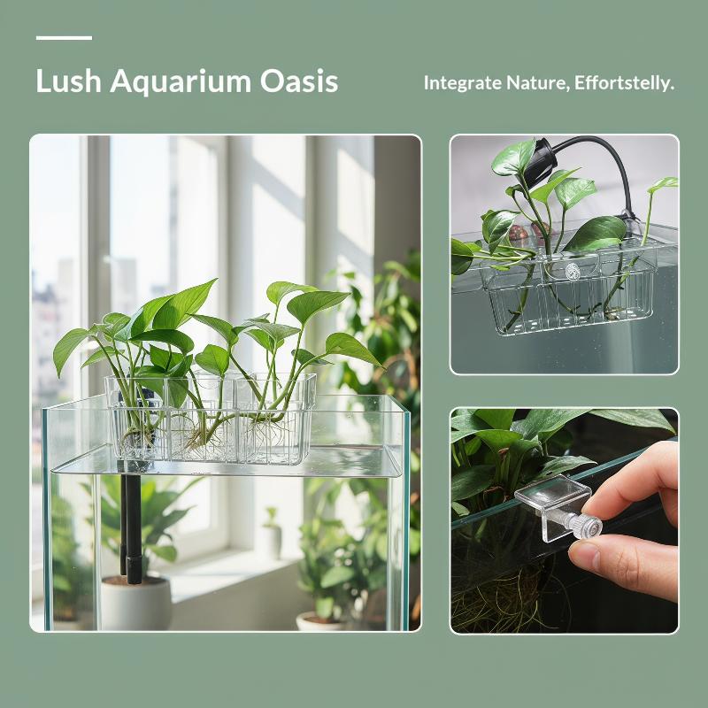 Hydroponic Plant Basket Food G - Aquarium Fish Tank 评论和价格