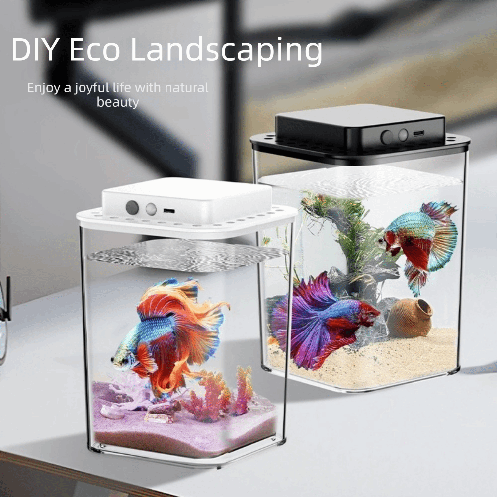 Transparent Betta Fish Tank In - Betta Fish Tank 评论和价格