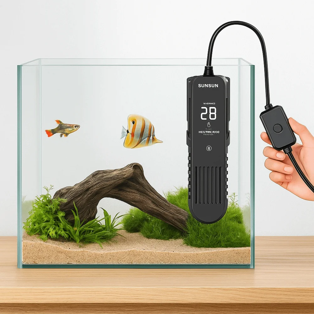 LCD Display 20-35°C Digital Fi - Fish Tank Heater 评论和价格