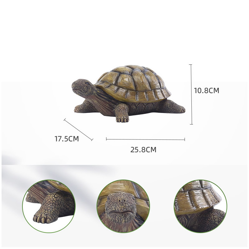 Cute Decorative Turtle Resin T - Fish Aquarium Home 评论和价格