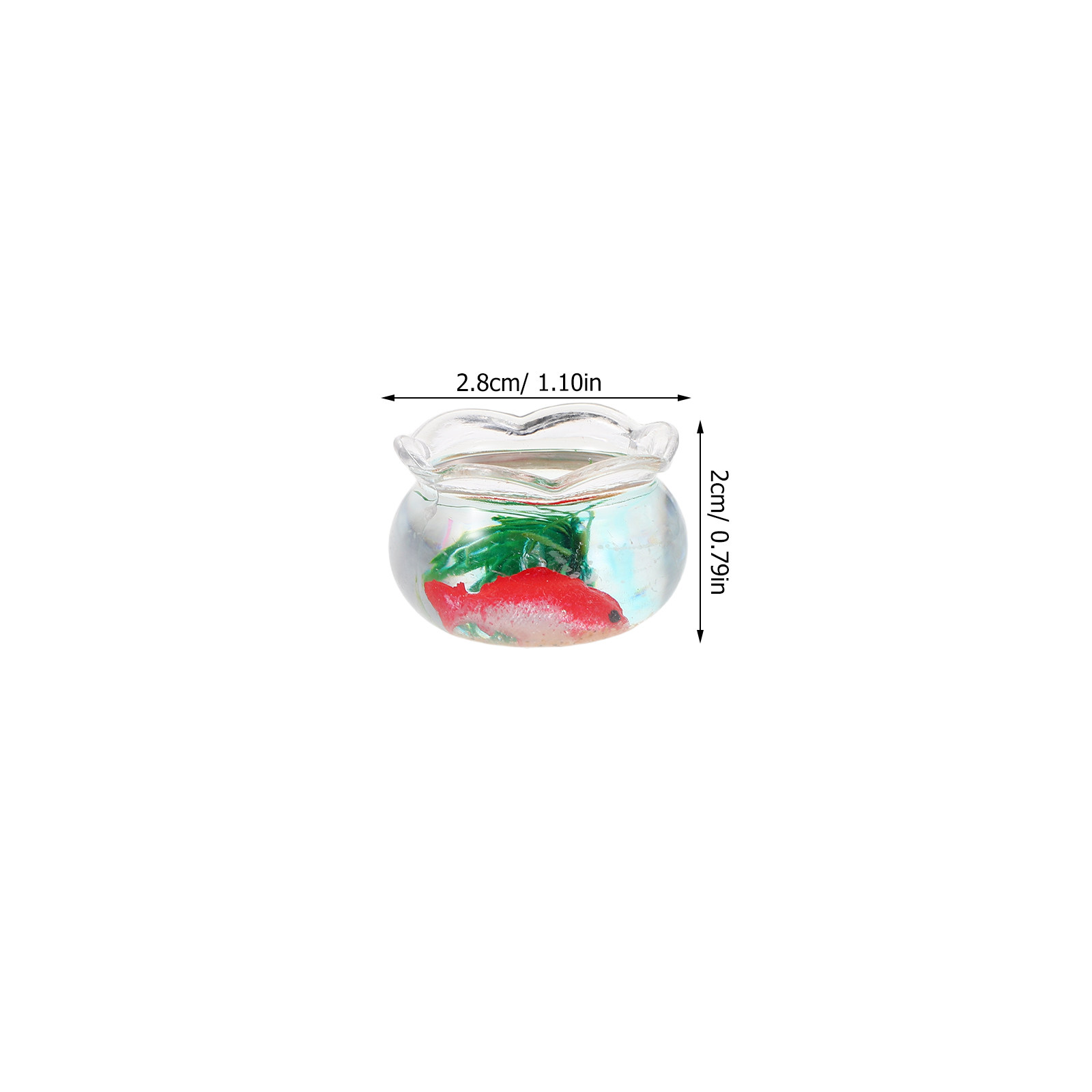 5Pcs Mini Fish Bowl Realistic  - Aquarium Plants 评论和价格